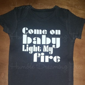 The Doors Onesie Come on baby light fire 6-9months